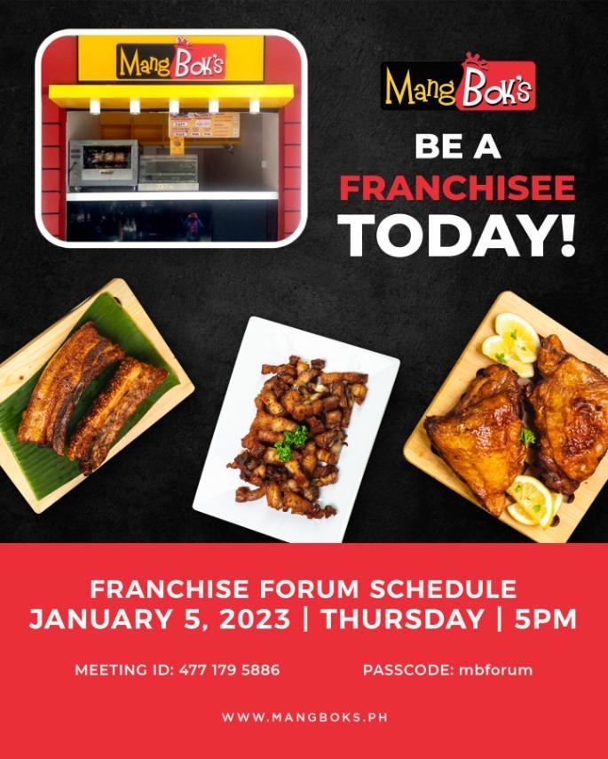 MangBok’s Franchise Forum Schedule